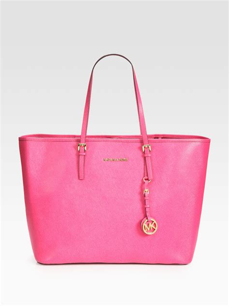 satchel pink michael kors purse|Michael Kors opened satchel purse.